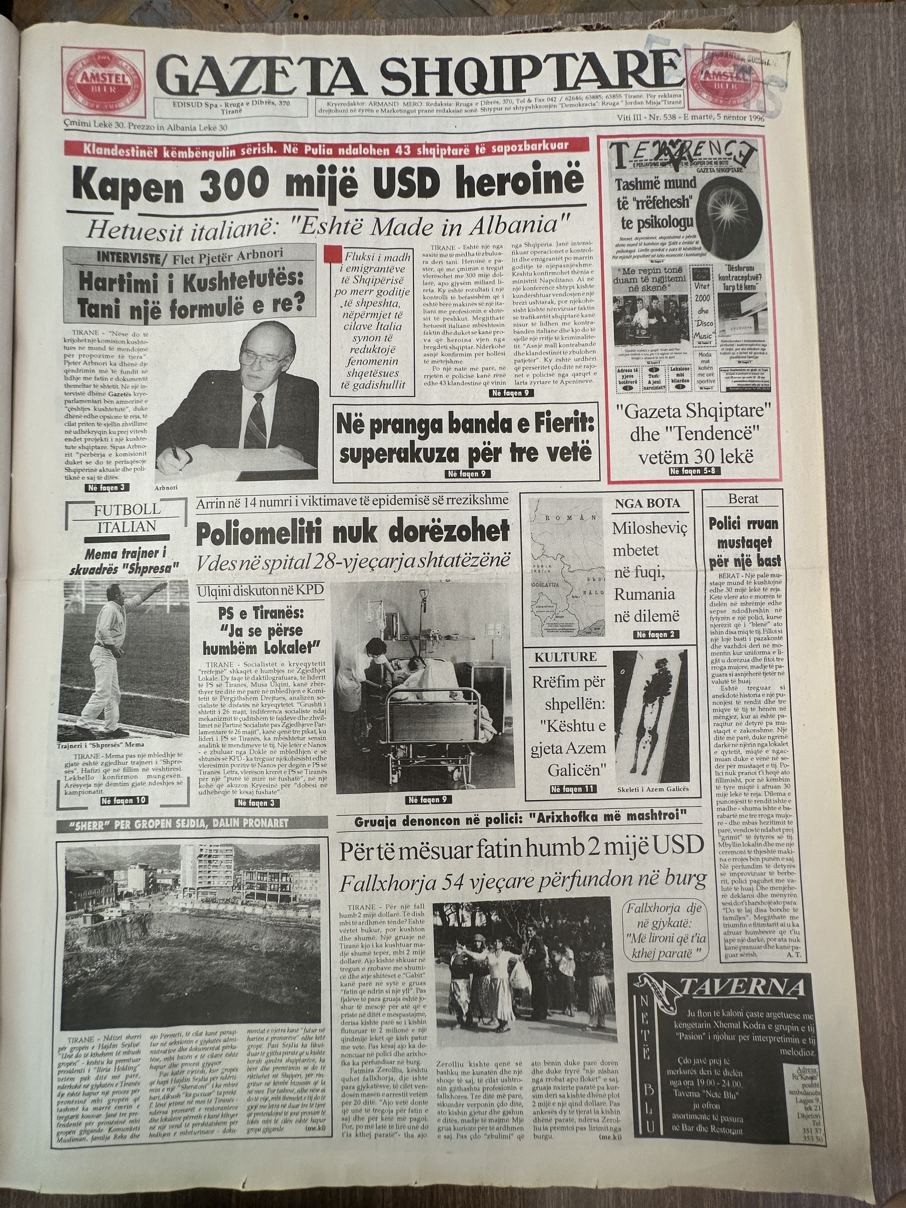 Gazeta Shqiptare 1999-01-05